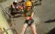 Rappel in a camp organized by Radu Travel