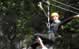 Tyrolean traverse in a camp organized by Radu Travel